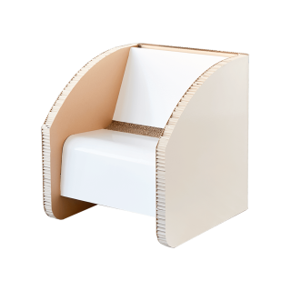 Fauteuil en carton personnalisable 